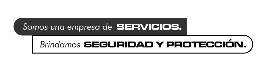 frase Somos una Empresa de Servicios